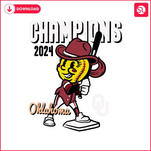 national-softball-champions-2024-oklahoma-svg