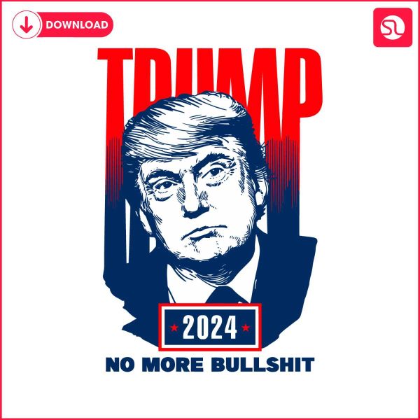 retro-trump-2024-no-more-bullshit-svg