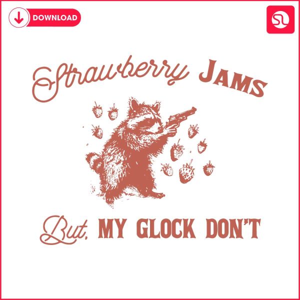 strawberry-jams-but-my-glock-dont-90s-raccoon-svg