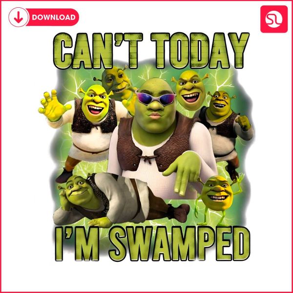 shrek-meme-cant-today-im-swamped-png