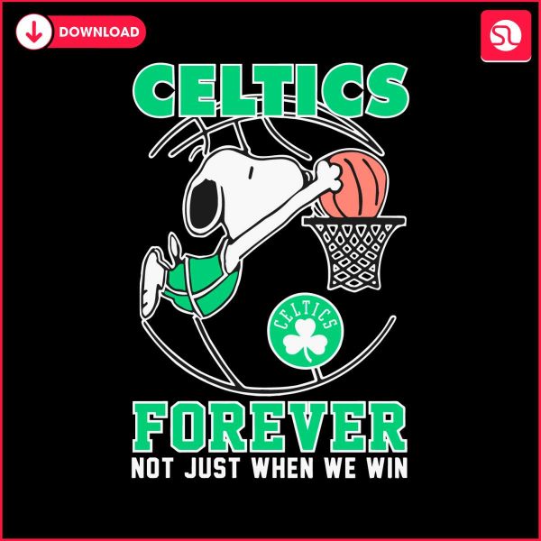 celtics-snoopy-forever-not-just-when-we-win-svg