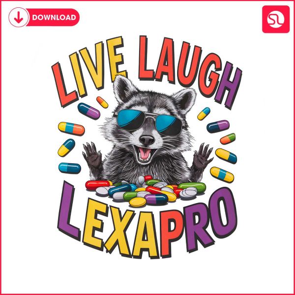 live-laugh-lexapro-raccoon-meme-png