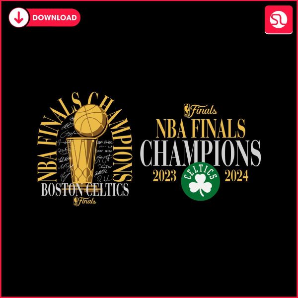 nba-finals-champions-celtics-signature-svg