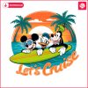 retro-disney-friends-lets-cruise-png