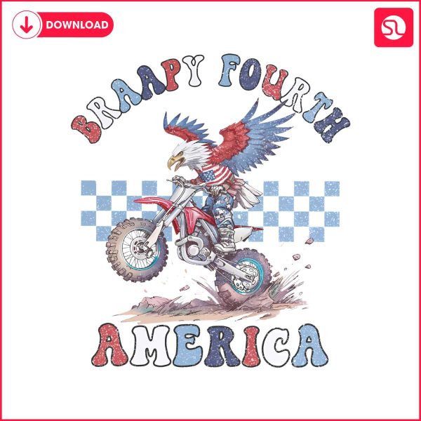 braapy-fourth-america-dirt-bike-patriotic-bald-eagle-png