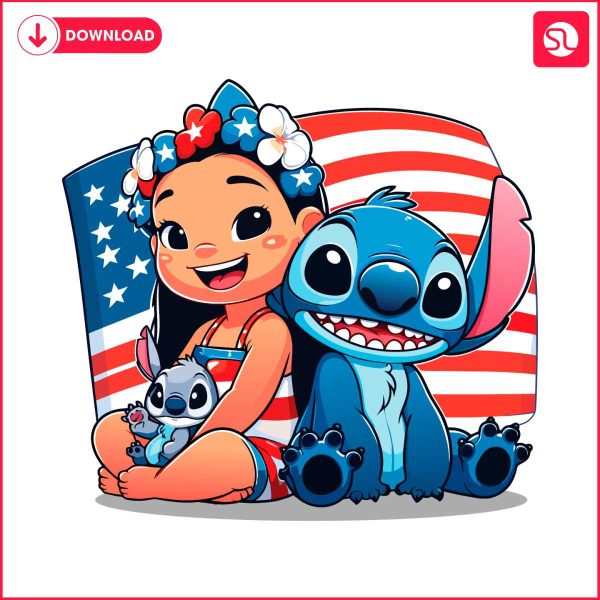 stich-and-lilo-4th-of-july-us-flag-png
