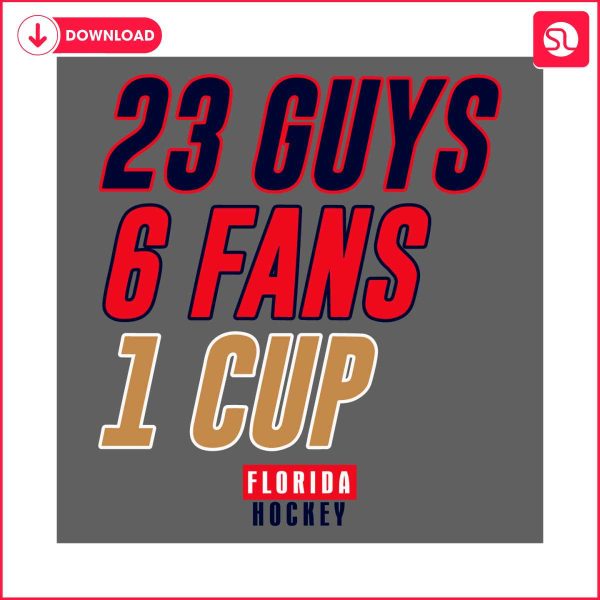 23-guys-6-fans-1-cup-florida-hockey-svg
