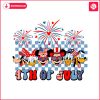 checkered-disney-mickey-and-friends-4th-of-july-svg