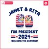 funny-janet-and-rita-for-president-2024-election-svg