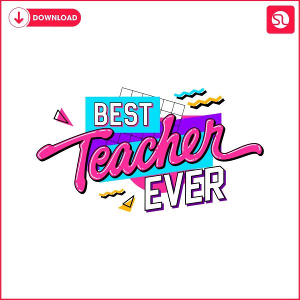 groovy-best-teacher-ever-back-to-school-svg