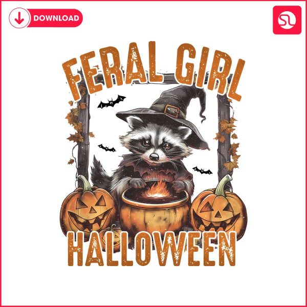 retro-feral-girl-halloween-raccoon-witch-vibes-png