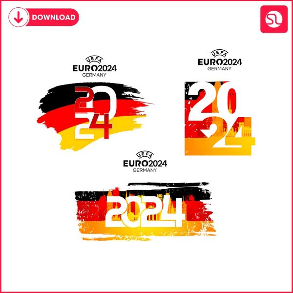 euro-2024-germany-european-football-png-bundle