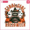 retro-feral-girl-halloween-pumpkin-raccoon-witch-png