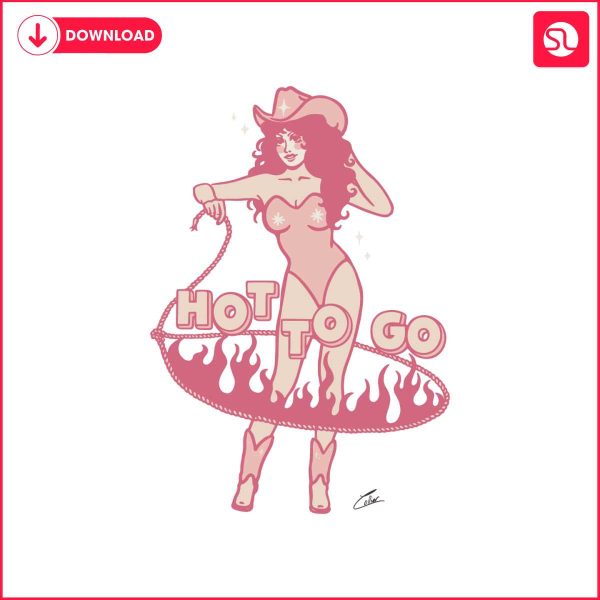 vintage-hot-to-go-western-cowgirl-svg