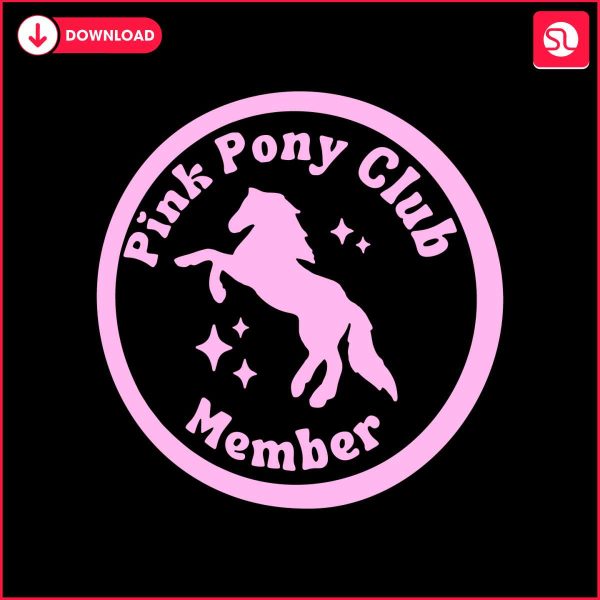 funny-pink-pony-club-member-logo-svg