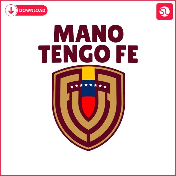 mano-tengo-fe-venezuela-football-team-logo-svg