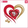 san-francisco-49ers-heart-nfl-team-svg