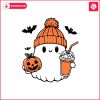 cute-ghost-pumpkin-coffee-fall-season-svg