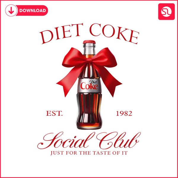 coquette-diet-coke-social-club-est-1982-red-bow-png