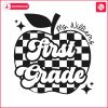 custom-first-grade-teacher-apple-svg