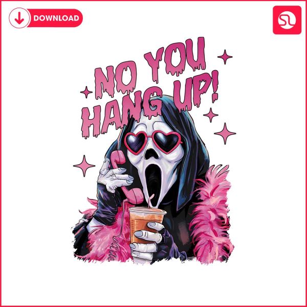 pink-no-you-hang-up-horror-halloween-png